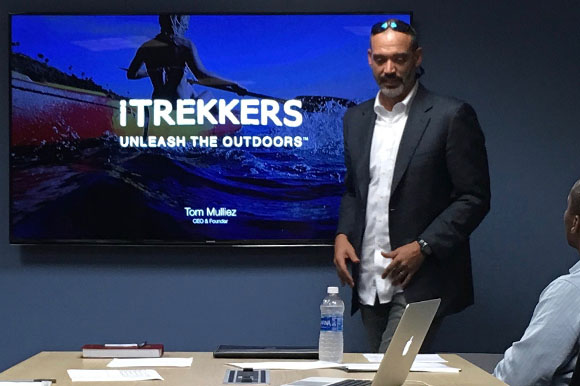 Founder Tom Mulliez presents iTrekkers