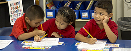 Carmen Vela's kindergarten class at RCMA Wimauma Academy.