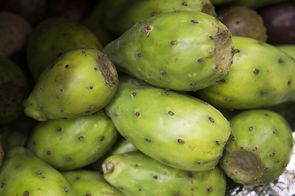 Cactus fruit for sale at the market. 