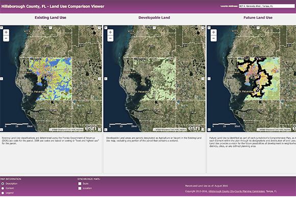 Land Use Comparison Viewer.