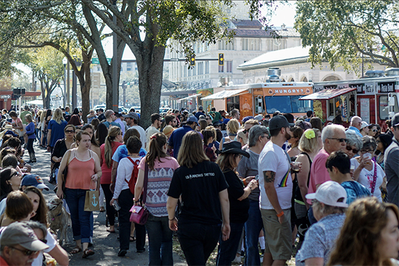 Over 25,000 locals and tourists attended Localtopia to discover and support local businesses in the St. Pete area.