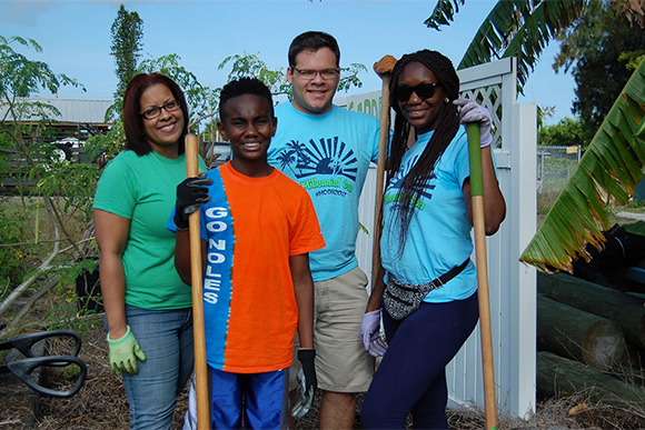 (L-R) Tania Anaya, Michael Howard, Xavier Colon, and Deidra Larkins.