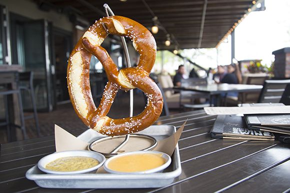 World of Beer's German Pretzel. 