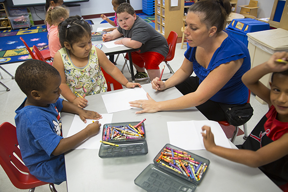 Head Start class at Reddick Elementary.