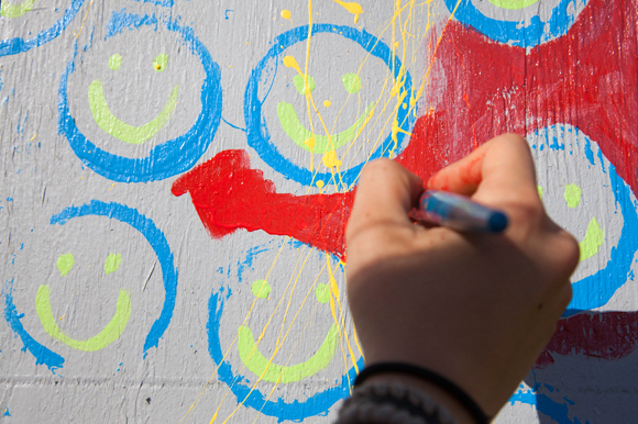 Color St. Pete for local and global unity held at the Arts Conservatory for Teens (2017).