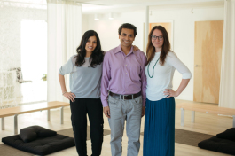 Chitra Prasad-Patel, an introspective counselor, Vim Patel, a physician, and Dawn Hans, a nutritional counselor, with  Evolve Personal Health.