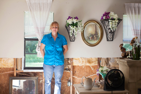 Mary Parker's walls had to be removed from Hurricane Hermine's storm surge. 