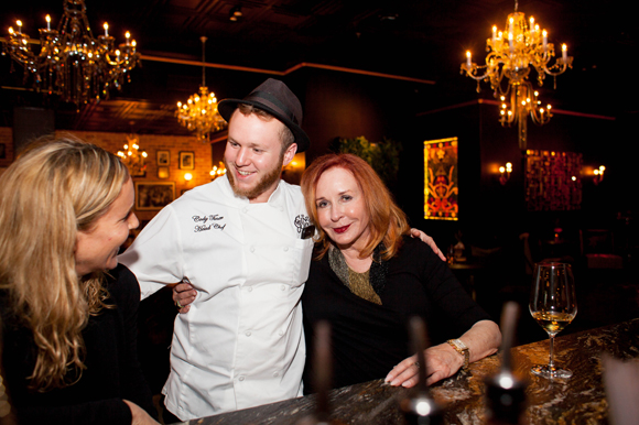 (L-R) Susannah Smith, Cody Tiner, and Carolyn Wilson (CW) at CW's Gin Joint.