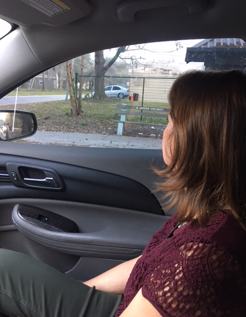 Passengers in carpools get to relax and look out the window.