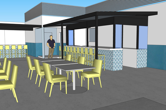 Renderings of the new Bodega going up in Seminole Heights. 