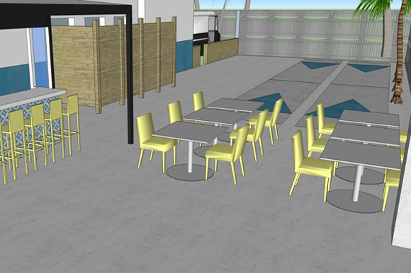 The future Bodega in Seminole Heights will have an open air courtyard.