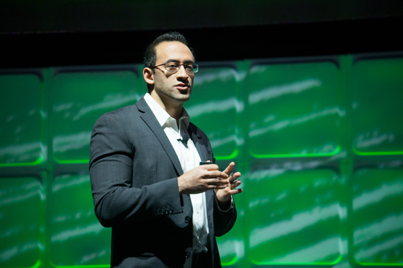 Kasra Moshkani, General Manager of Uber gives a talk on Uber - The Future of Mobility.