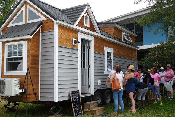 More than 20 houses were shown at the festival.