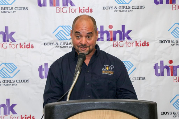 Jeff Preide speaks at Think Big for Kids press conference.