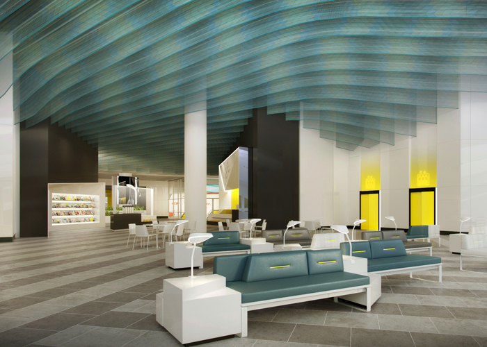 Orlando atrium rendering.