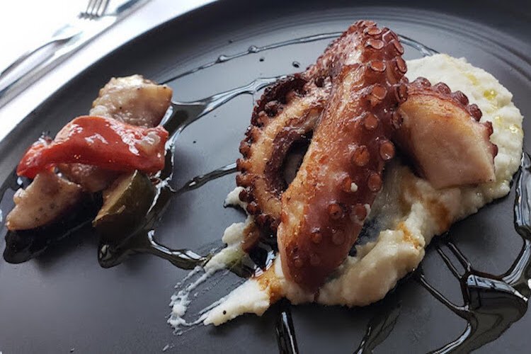 The octopus appetizer at Soul Sicilian Fusion.