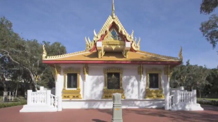 WAT Thai Temple in Tampa.