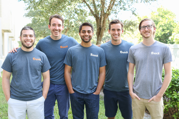 From left, David Stoker, Shawn Doyle, Samyr Qureshi, Austin Doyle, and Dennis Hansen.