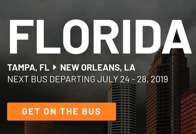 Florida Startupbus bound for New Orleans
