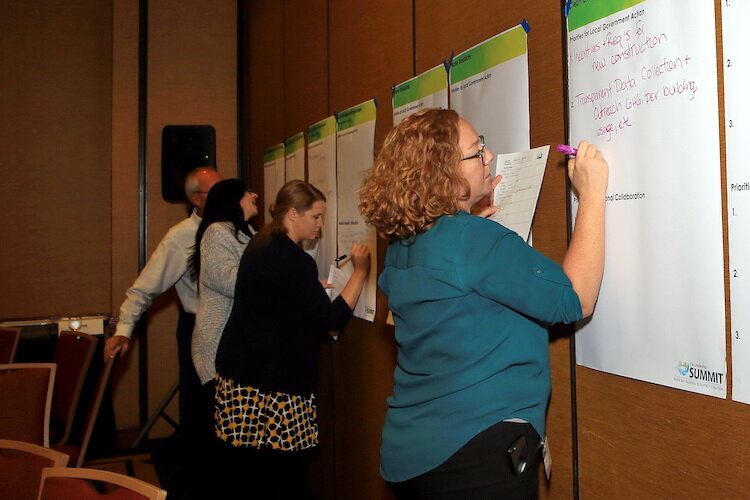 Regional government staff work with the Tampa Bay Regional Planning Council to prioritize ways to make the region more resilient and energy efficient.