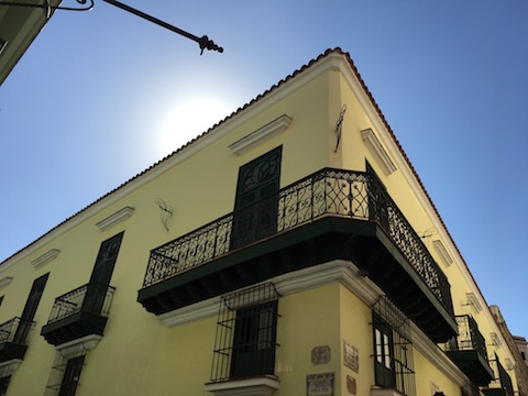 Restored building in Havana