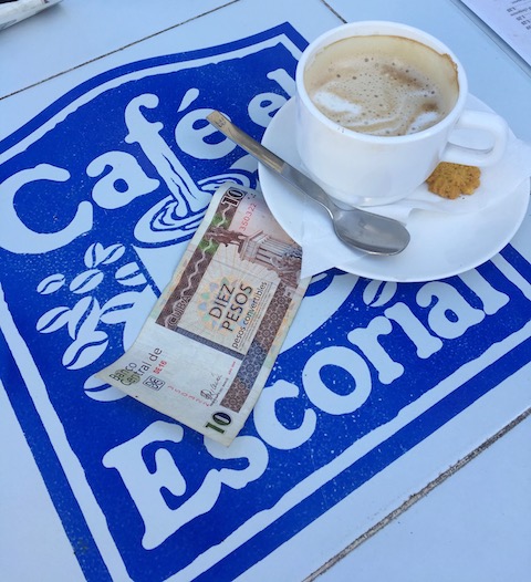 Cafe el Escorial in Old Havana