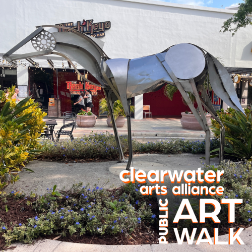 The Clearwater Sculpture Series installations along Cleveland Street are new addtions to the Clearwater Arts Alliance's monthly Downtown Art Walk
