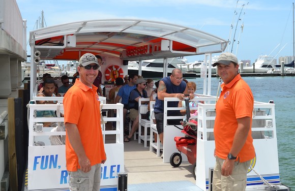 Clearwater Ferry prepares to depart