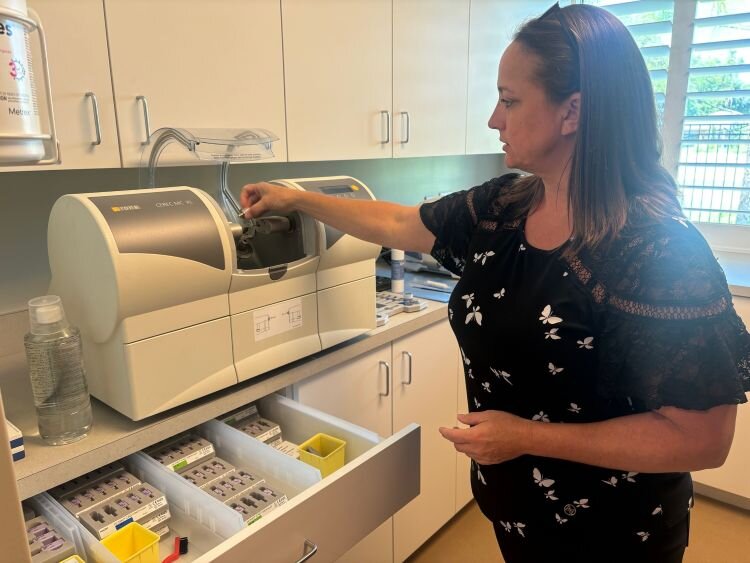 Community Dental Clinic Executive Director Theresa White says the nonprofit clinic has the comprehensive care and the equipment you would find at a private practice.