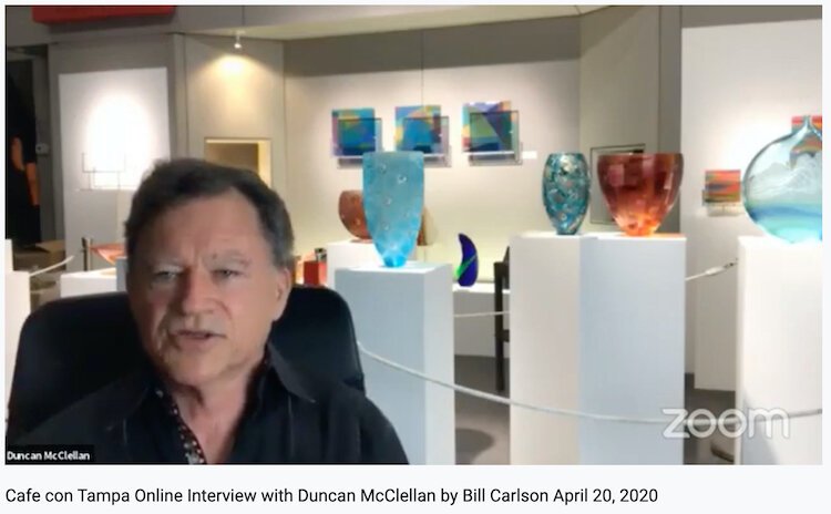 Cafe con Tampa Online Interview with Duncan McClellan by Bill Carlson April 20, 2020