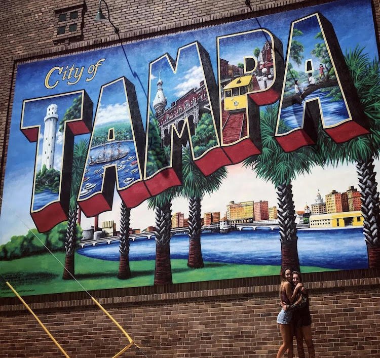 University of Tampa senior Lauren Wong when she first arrived in Tampa 4 years ago.