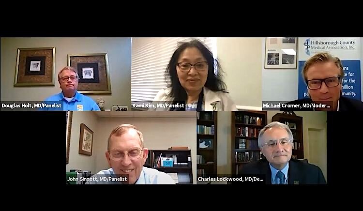 Hillsborough County Medical Association virtual Town Hall on COVID-19 held July 21.