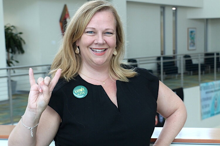 Danielle McDonald, Assistant VP for Community Development and Student Engagement and Dean of Students at USF.