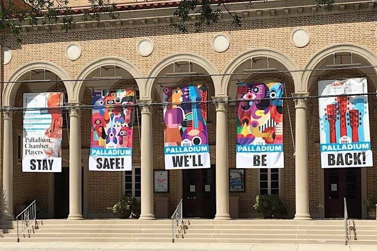 The Palladium theater in St. Petersburg is among local gathering places that have closed temporarily due to #covid19.