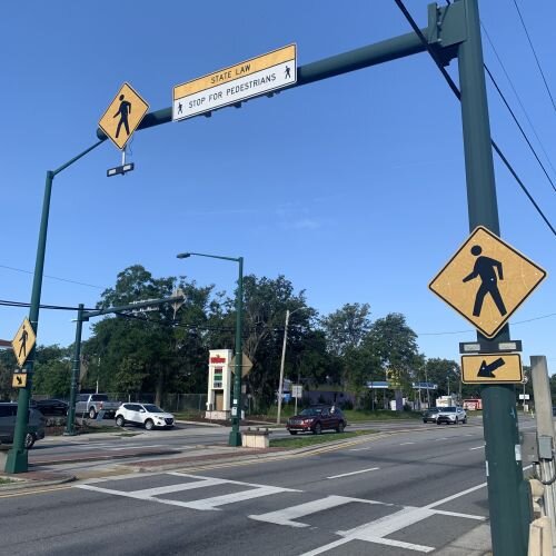 Pedestrian improvements on Fletcher Avenue provide a model for safety enhancements along Fowler Avenue and other road corridors in the community