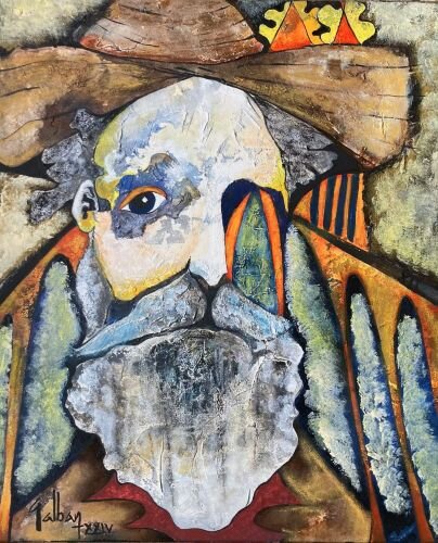 "God's Architect," part of the exhibit "Sacred Pilgrimage Gaudi and Galban," on display at The Portico in Tampa until August 22nd and at Creative Pinellas from August 29th through November 2nd.