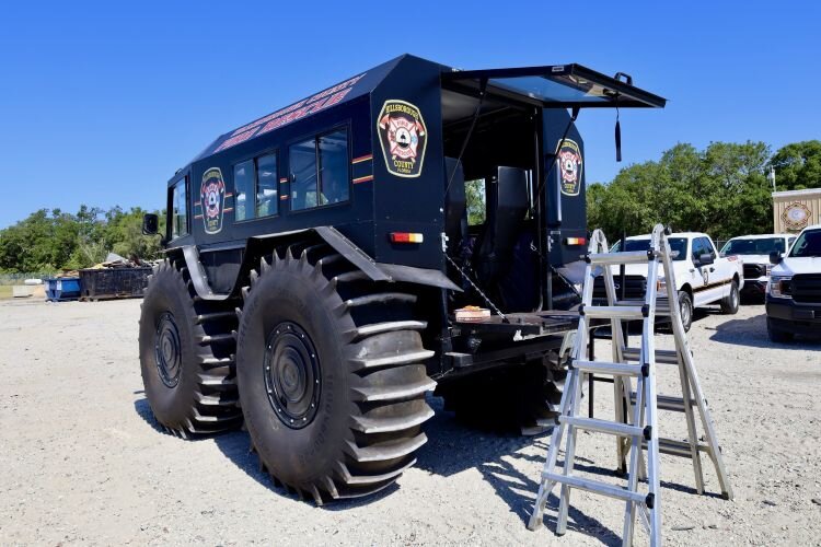 Hillsborough County Fire Rescue used SHERP high water rescue vehicles in the rescue of more than 1500 people and hundreds of pets from Milton's floodwaters.