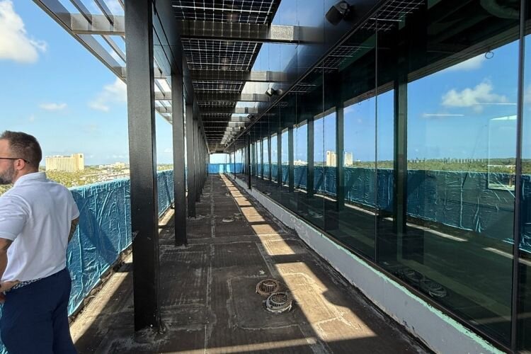 Horizon West Bay is a mixed-use development with retail space, a parking garage, and a new Largo City Hall