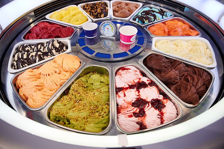 Peterbrooke also offers several flavors of gelatos.