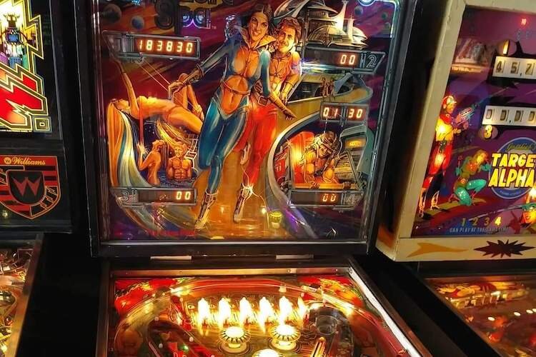 Pinball machines and early video games await at Vector Bar & Arcade.