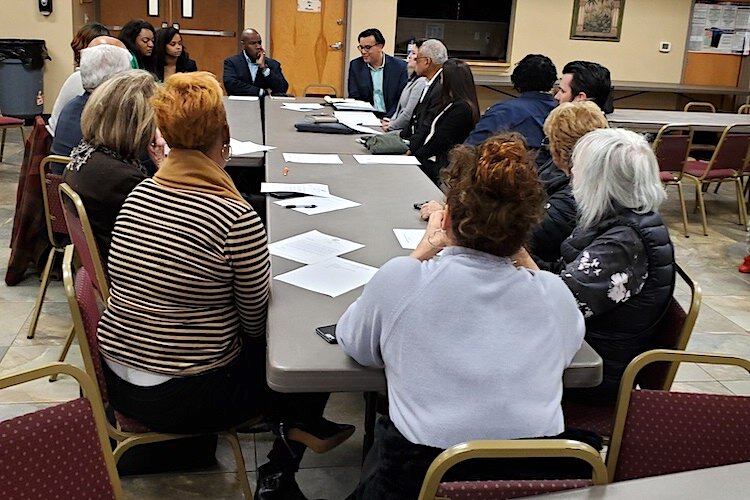 EJI Tampa committee members talk strategy for marking places where lynchings occurred. (January 2020)