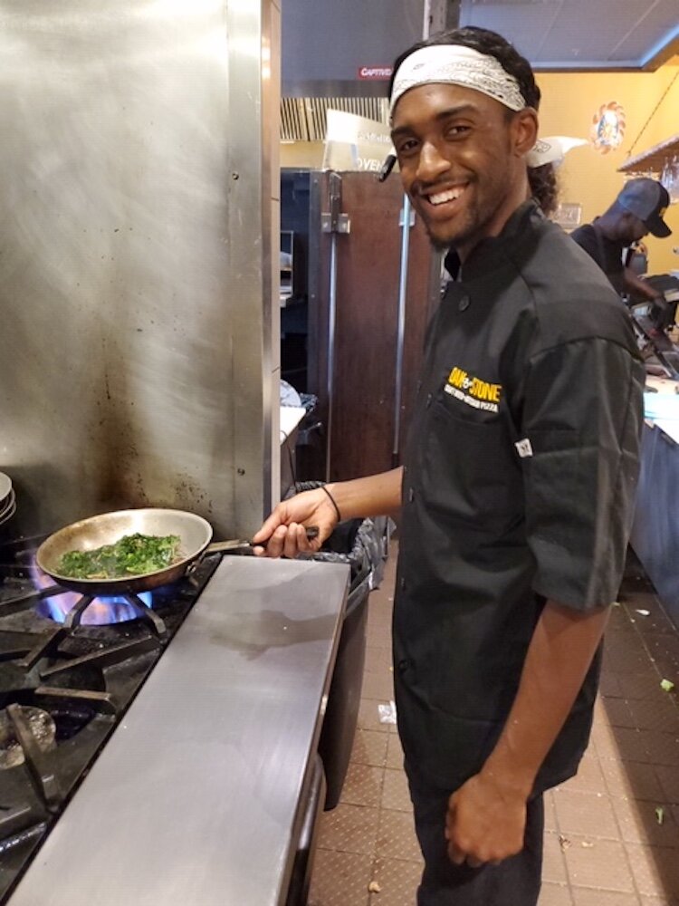 Assitant Kitchen Manager Lavante Pope.