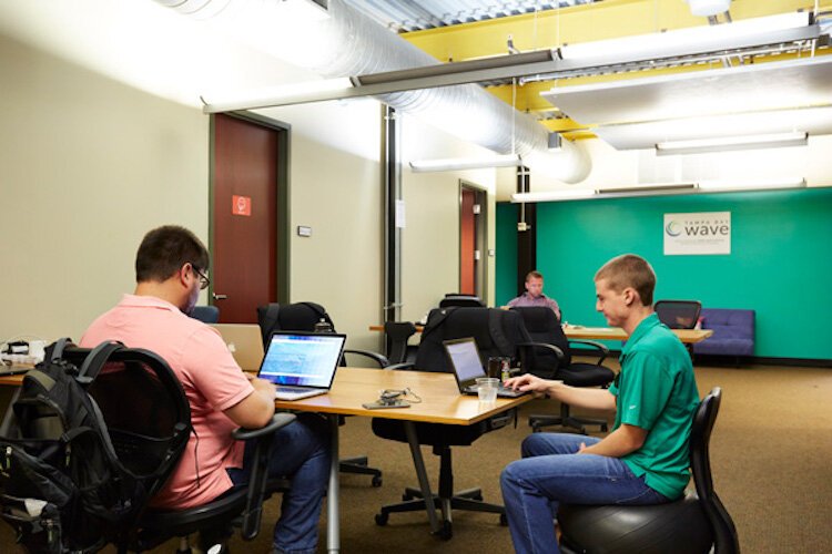 Tampa Bay Wave offers co-working space and other services for tech startups in Tampa.