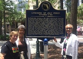 A lynching memorial in Orlando.