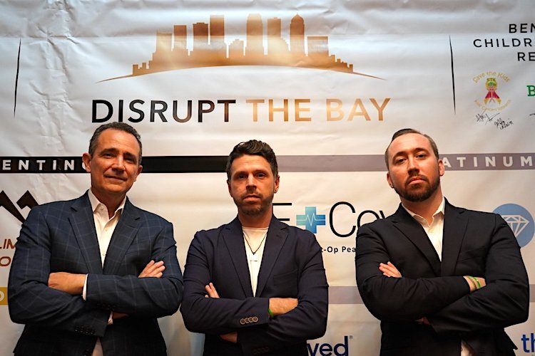 Mike Delucia, Kyle Matthews, and Stan Liberatore of Disrupt the Bay.