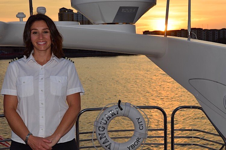 Vanguard Capt. Wendy Clark is an experienced boater.