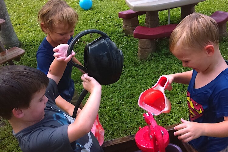 Creative Play Preschool in Gulfport is in the process of transforming the campus into a mini-farm.