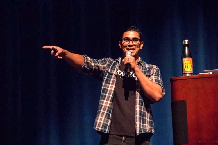 MediaWise Senior Multimedia Reporter Alex Mahadevan teaches hundreds of teenagers in Kearney, Nebraska how to separate fact from fiction online.