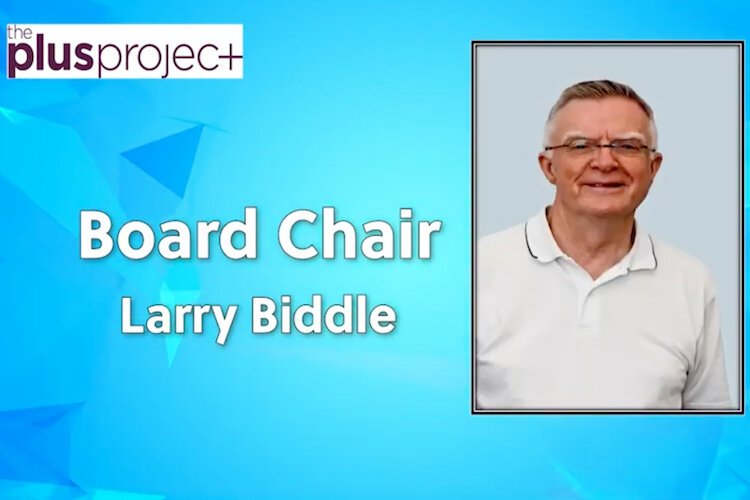 Larry Biddle of St. Petersburg chairs the board of the The Plus Projec+.