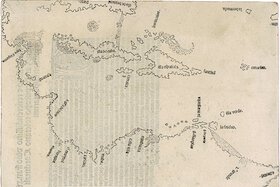 The Martyr map, the earliest known map of Florida, from 1511.